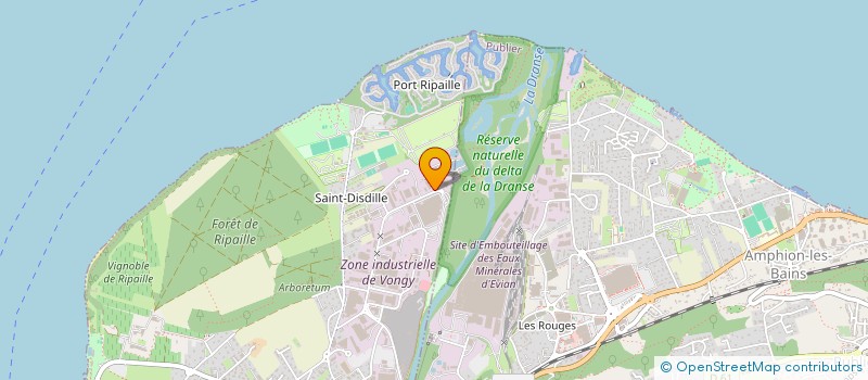 localisation de l'entreprise GSP HOLDING à THONON-LES-BAINS
