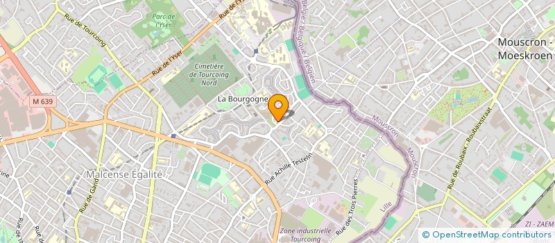 localisation de l'entreprise GSP NORD  ROUBAIX