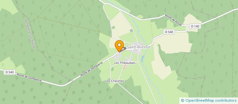 localisation de l'entreprise GSP3 à SAINT-BONNOT