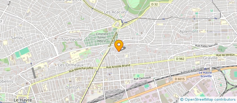 localisation de l'entreprise GSPI SECURITE  LE HAVRE