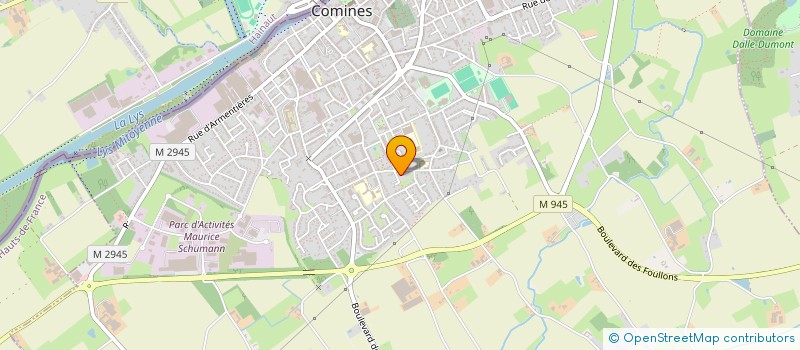 localisation de l'entreprise GSPRO  COMINES