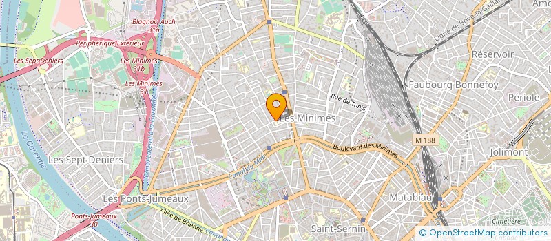 localisation de l'entreprise GSPT SECURITE à TOULOUSE