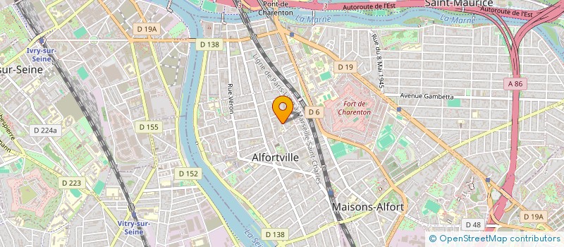 localisation de l'entreprise GSQ CONSULTING à ALFORTVILLE