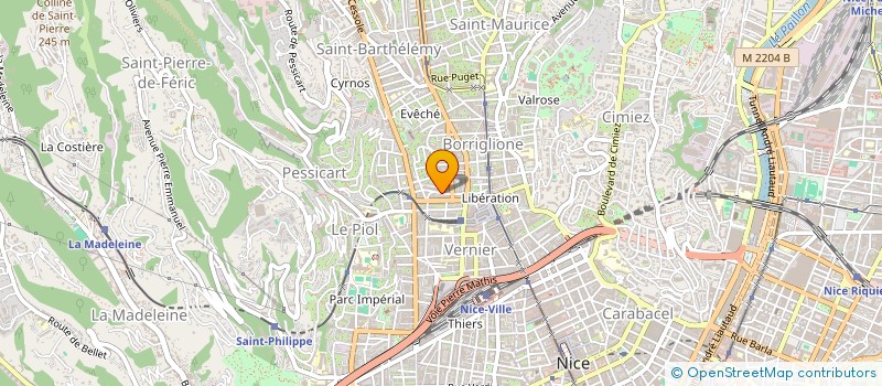 localisation de l'entreprise GSR à NICE