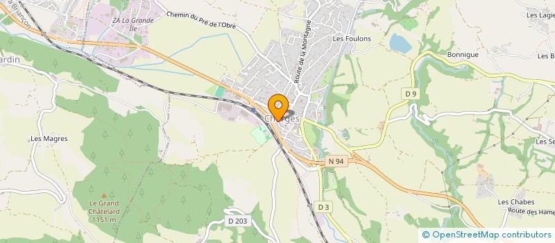 localisation de l'entreprise GSR - GIRAUD STOCKAGE RECYCLAGE  MONTGARDIN