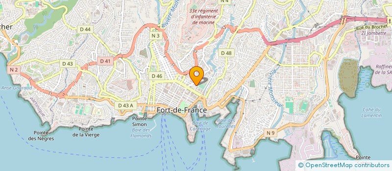 localisation de l'entreprise GSR LOCATION ET SERVICES SAS à FORT-DE-FRANCE