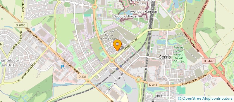 localisation de l'entreprise GSR5  CHESSY