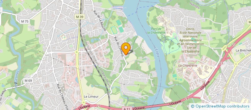 localisation de l'entreprise GSS-IIT  CHAPELLE-SUR-ERDRE (LA)