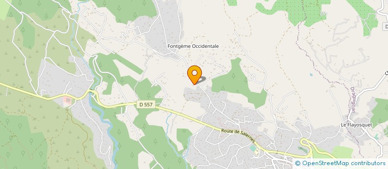 localisation de l'entreprise GSSM  FLAYOSC