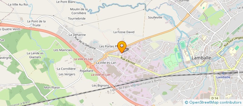 localisation de l'entreprise GST  PLENEUF-VAL-ANDRE