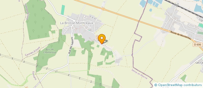 localisation de l'entreprise GST PRODUCTION à LA BROSSE-MONTCEAUX