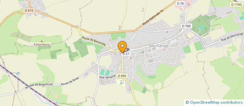 localisation de l'entreprise GSTL  MORHANGE