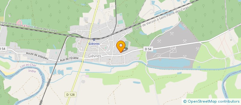 localisation de l'entreprise GSV AERO à GIEVRES