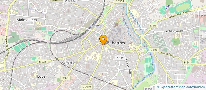 localisation de l'entreprise GSV COMMUNICATION à CHARTRES