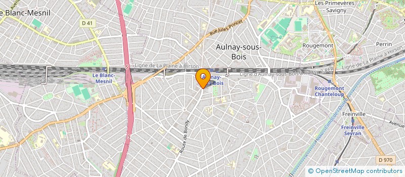 localisation de l'entreprise GSV VENTIN à AULNAY-SOUS-BOIS
