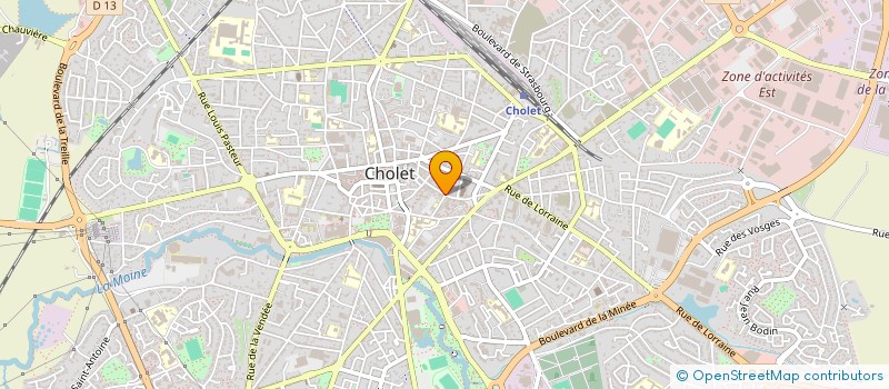 localisation de l'entreprise GSW à CHOLET