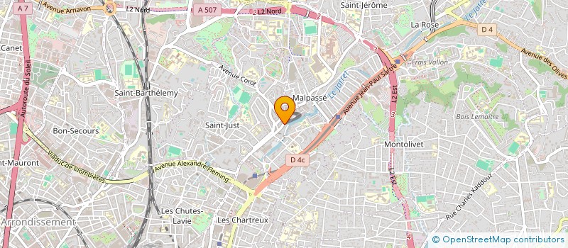 localisation de l'entreprise GSW IMMOBILIER à MARSEILLE
