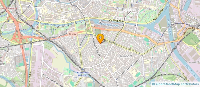 localisation de l'entreprise GSYM  STRASBOURG