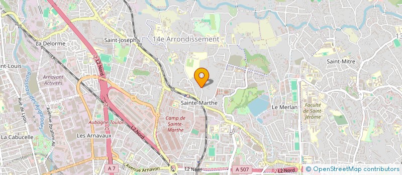 localisation de l'entreprise GT 2 M à MARSEILLE