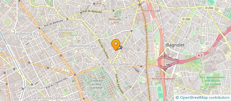 localisation de l'entreprise GT 20  PARIS