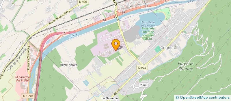 localisation de l'entreprise GT.2S à GILLY-SUR-ISERE