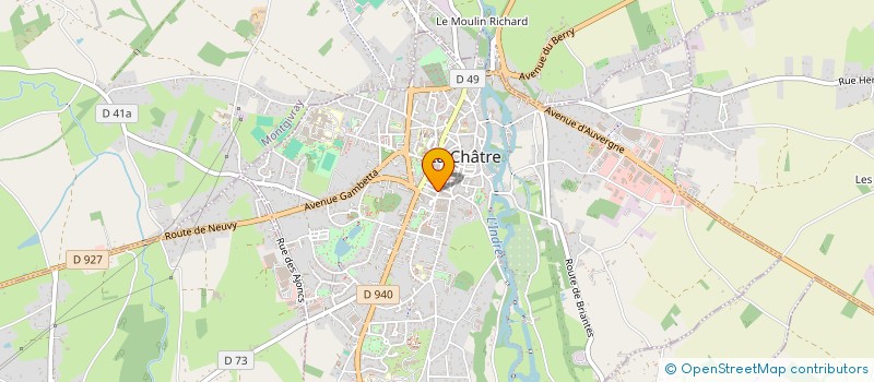 localisation de l'entreprise GT 36 LA CHATRE à LA CHATRE