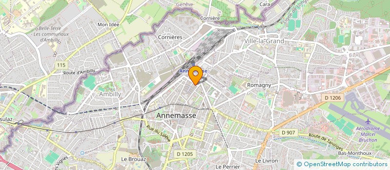 localisation de l'entreprise GT à ANNEMASSE