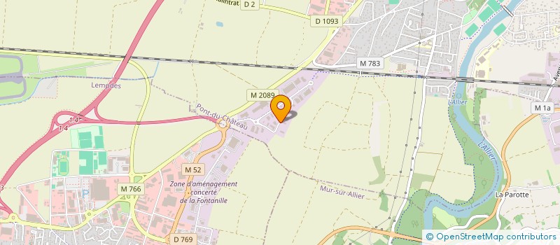 localisation de l'entreprise GT  PONT-DU-CHATEAU