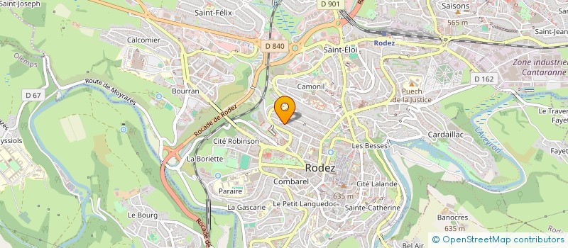localisation de l'entreprise GT AGENCEMENTS ET CONSEILS  RODEZ