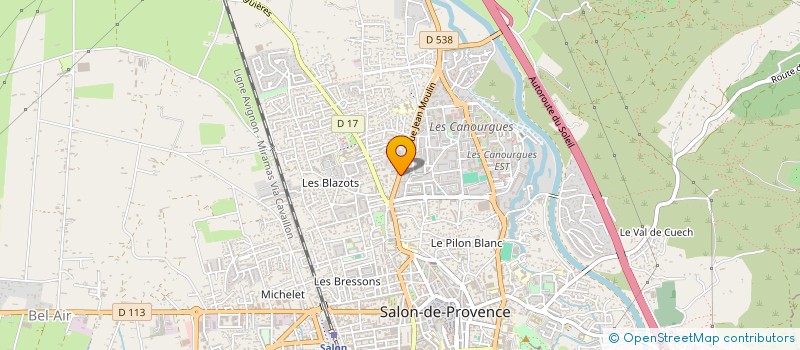 localisation de l'entreprise GT AUTO à SALON-DE-PROVENCE