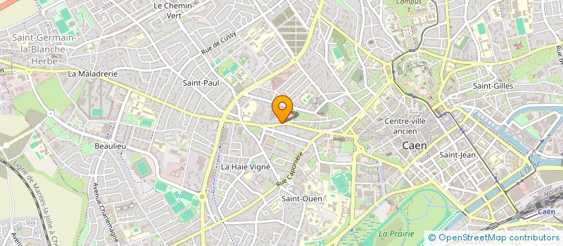 localisation de l'entreprise GT AUTO à CAEN