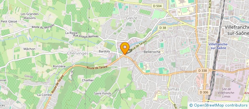 localisation de l'entreprise GT AUTO à GLEIZE
