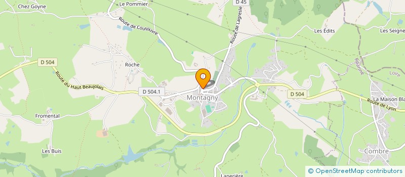 localisation de l'entreprise GT AUTO  MONTAGNY