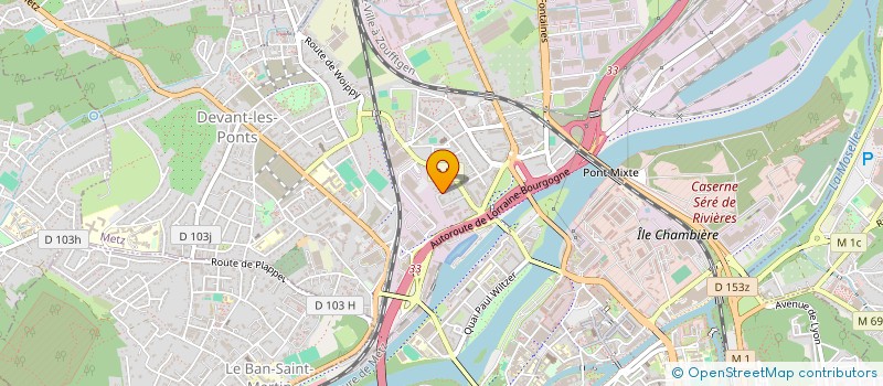 localisation de l'entreprise GT AUTO LOC  METZ