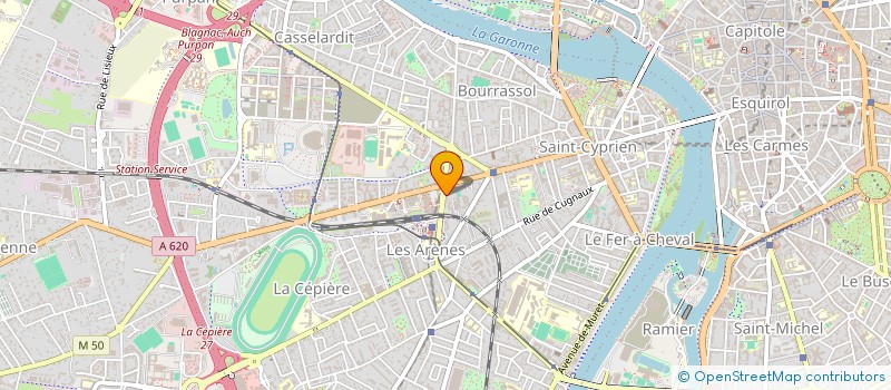 localisation de l'entreprise GT AUTOMOBILES à TOULOUSE