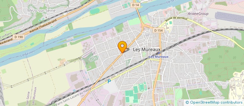 localisation de l'entreprise GT AUTOS à LES MUREAUX