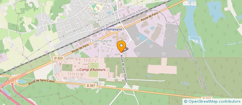 localisation de l'entreprise GT AZUR  CHAMPAGNE