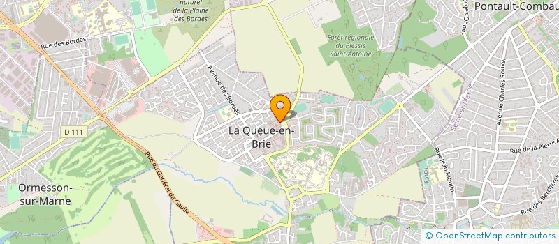 localisation de l'entreprise GT BAT à LA QUEUE-EN-BRIE