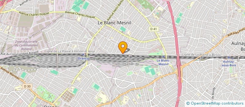 localisation de l'entreprise GT BAT  LE BLANC-MESNIL