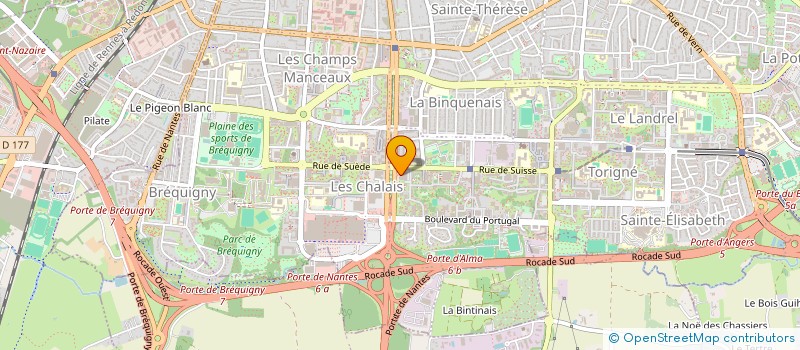 localisation de l'entreprise GT BATIMENT  RENNES