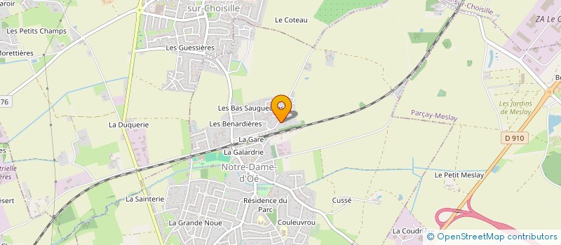 localisation de l'entreprise GT CAR CONCEPT  NOTRE-DAME-D'OE