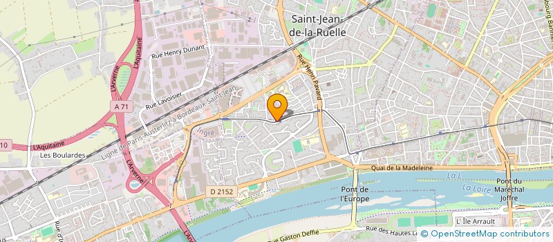 localisation de l'entreprise GT CARRELAGE à SAINT-JEAN-DE-LA-RUELLE