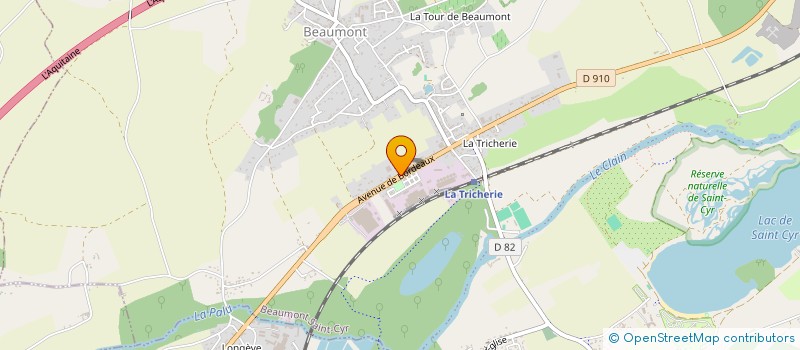 localisation de l'entreprise GT CHARPENTE à BEAUMONT SAINT-CYR