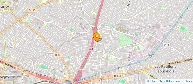 localisation de l'entreprise GT CLEANING & MULTI-SERVICES  BONDY