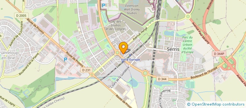 localisation de l'entreprise GT COMPANY à CHESSY