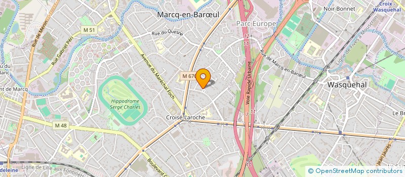 localisation de l'entreprise GT CONSEIL  MARCQ-EN-BARUL