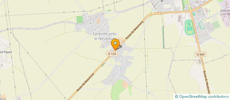 localisation de l'entreprise GT CONSTRUCTION RENOVATION  EPREVILLE-PRES-LE-NEUBOURG