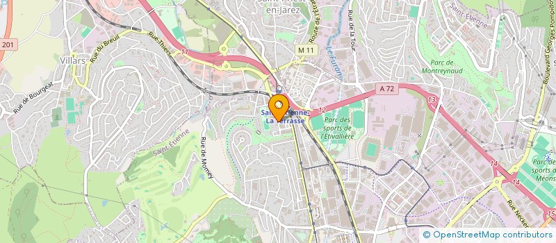 localisation de l'entreprise GT DES PARENTS CATHOLIQUE CES TERRASSE  SAINT-ETIENNE