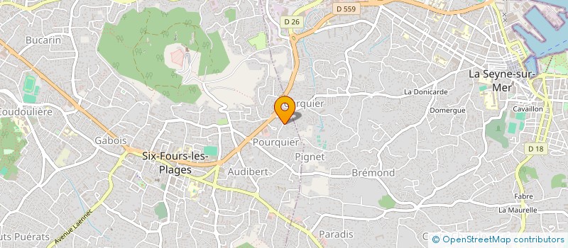 localisation de l'entreprise GT DIAMANT à SIX-FOURS-LES-PLAGES