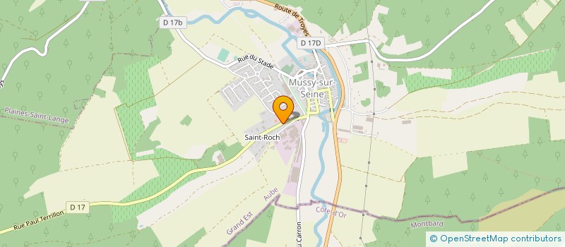 localisation de l'entreprise GT DISTRIBUTION à MUSSY-SUR-SEINE